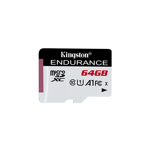 Kingston SDCE/64GB 64GB microSDXC Endurance 95R/30W C10 A1 UHS-I Card Only
